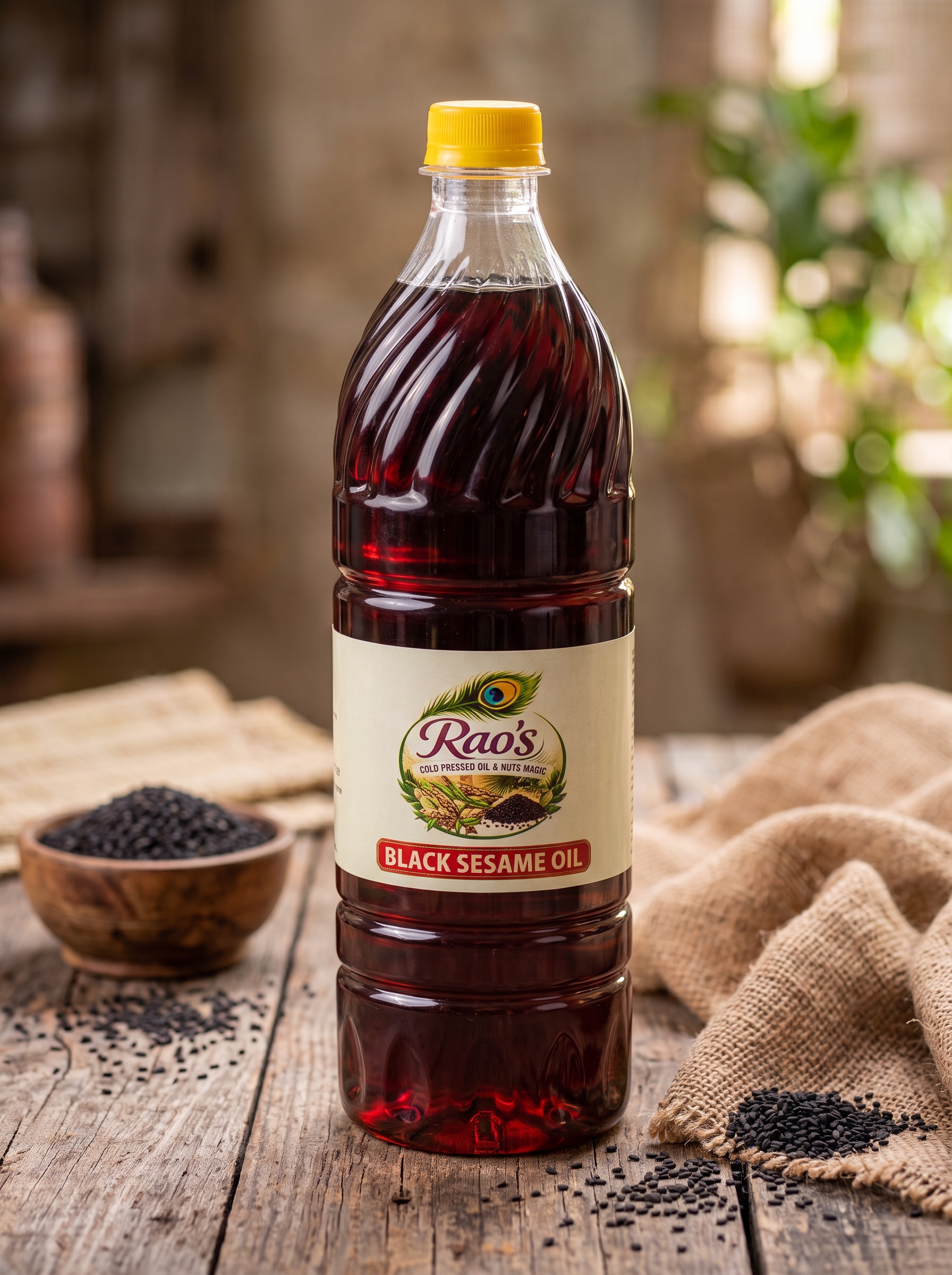 Cold Pressed Black Sesame Oil