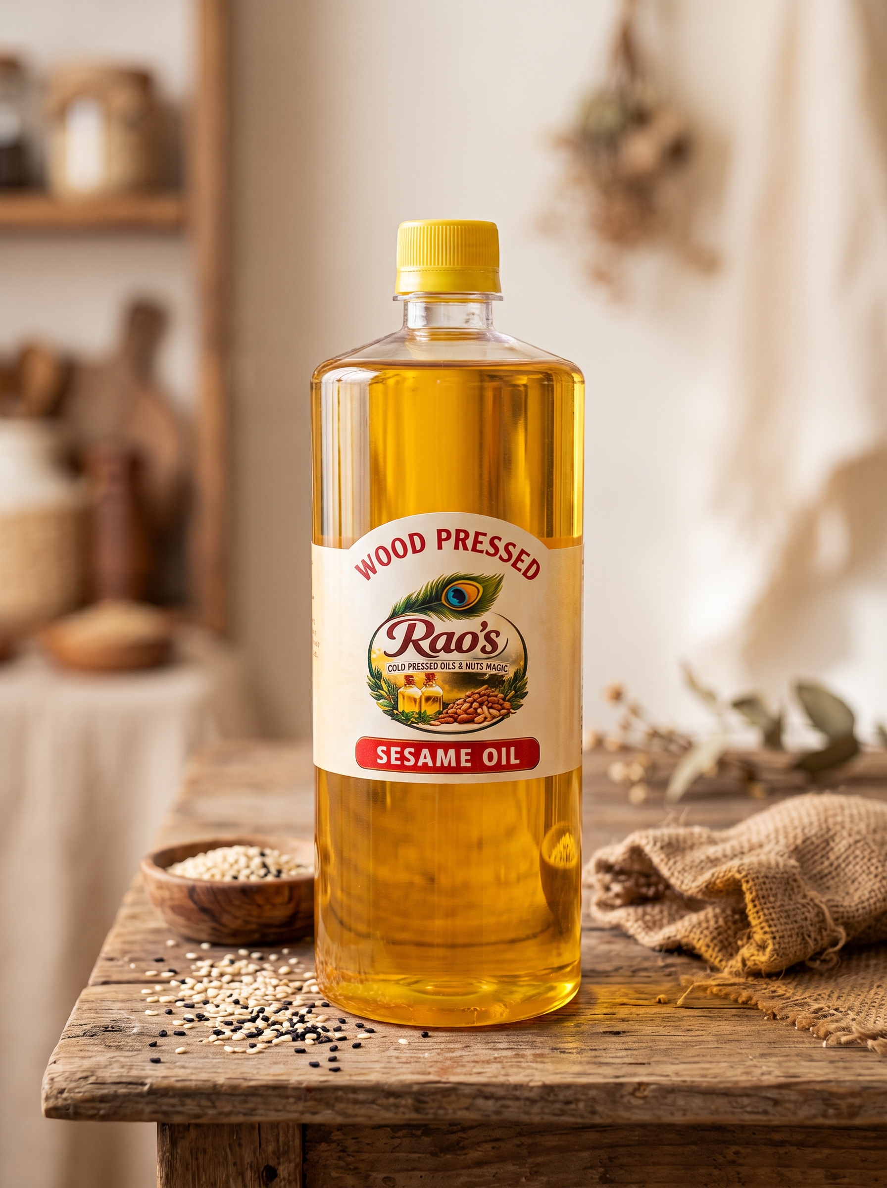 Wood Pressed Sesame Oil